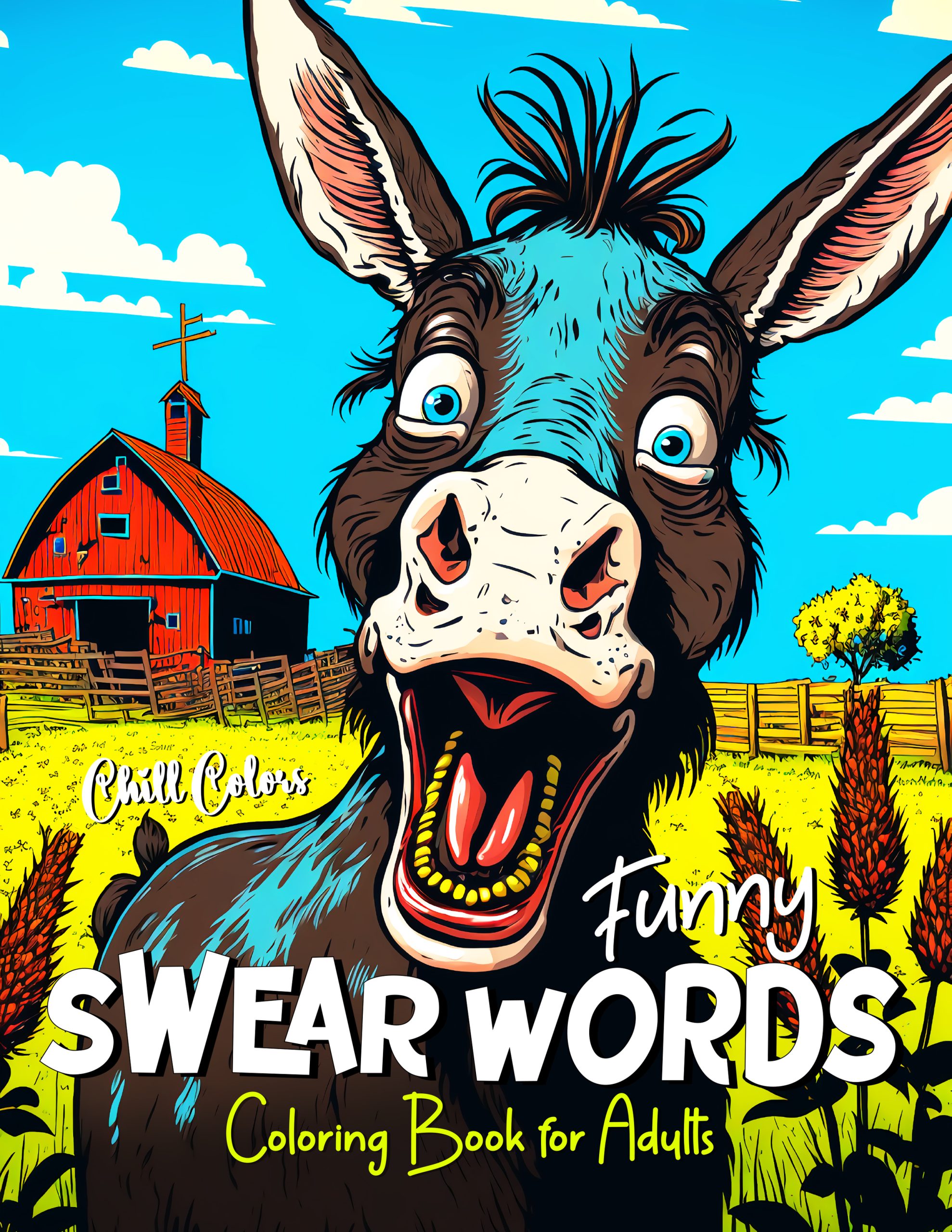 Funny Swear Words Coloring Book