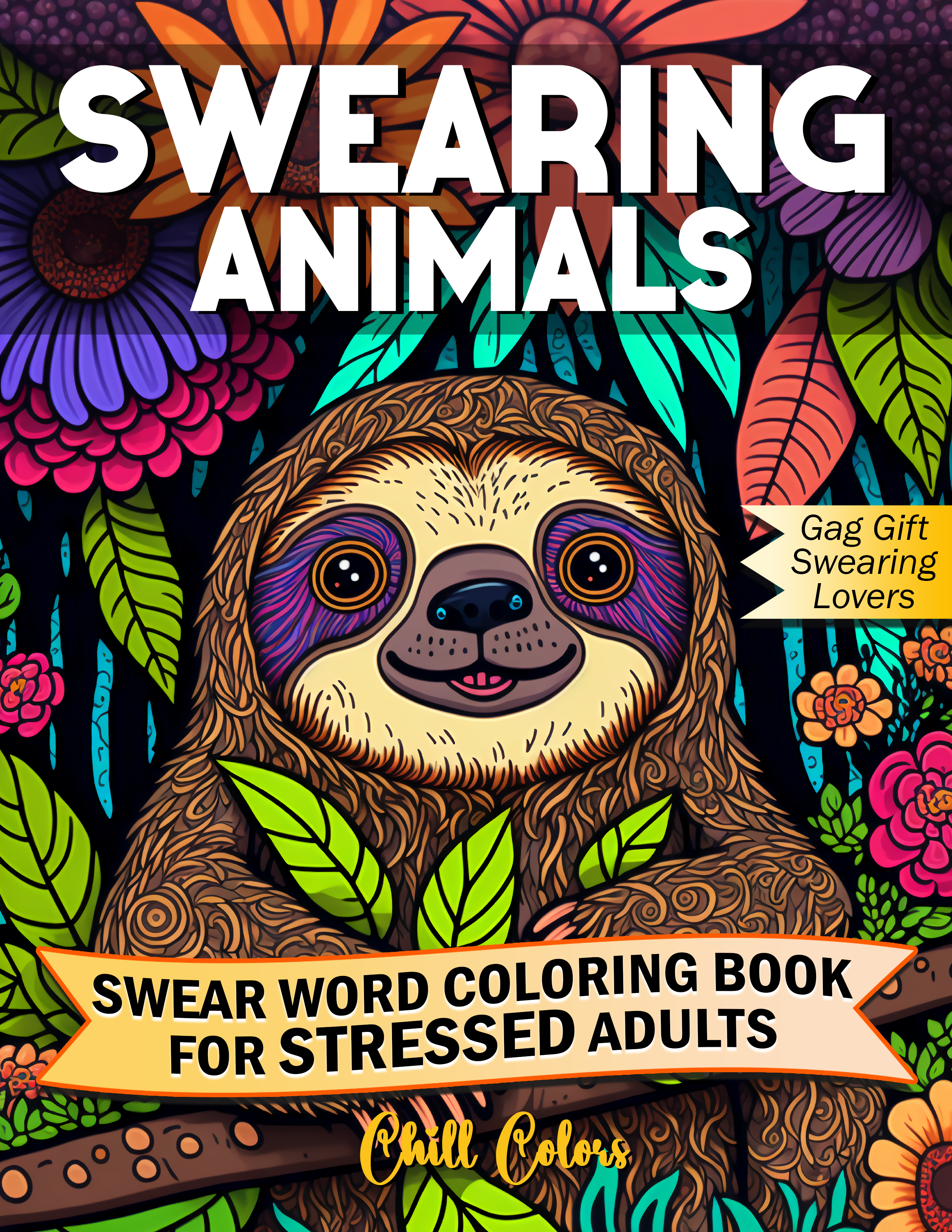 Swearing Animals Coloring Book for Adults