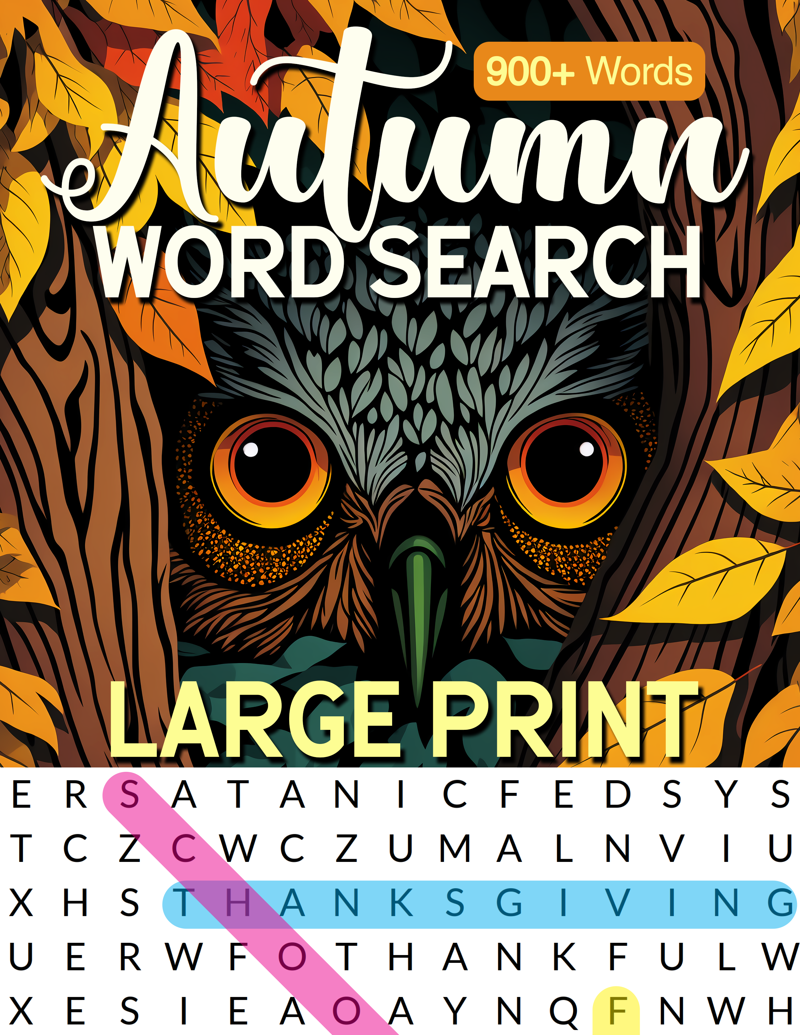 Autumn Word Search Puzzle Book